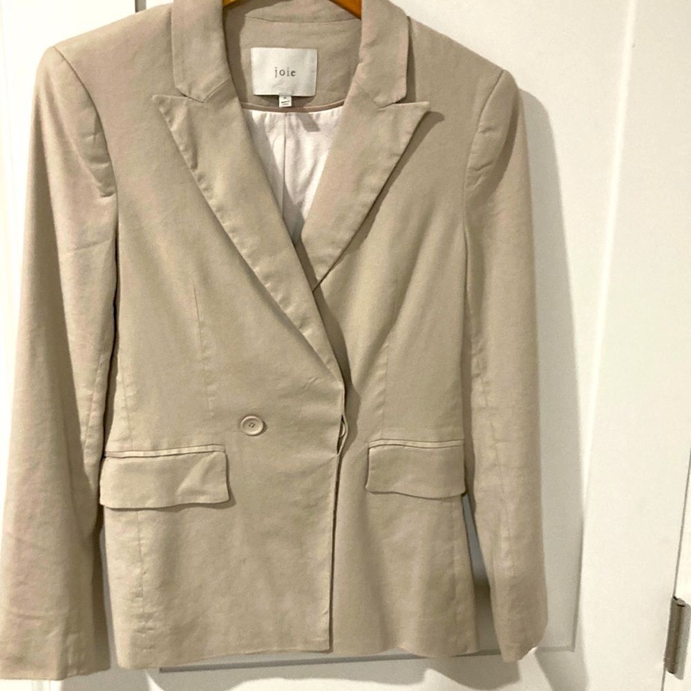 Worn twice Joie summer, linen and cotton jacket.